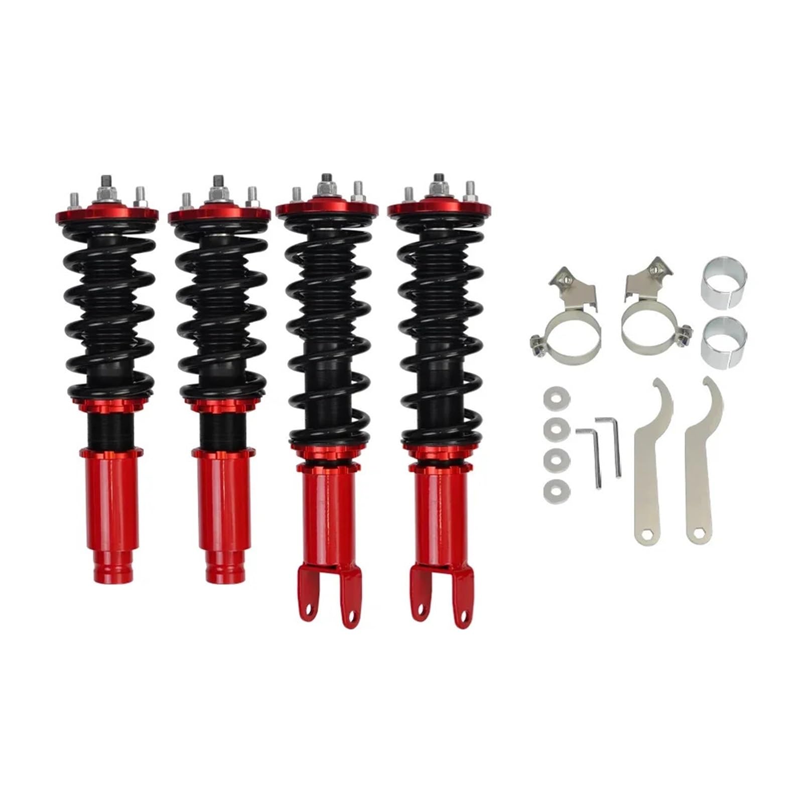 Luftfederung Gewindefahrwerk Einstellbare Höhe Frühling Stoßdämpfer Suspension Kit Komplette Baugruppen Für Honda Civic 1996-2000 Auto-Stoßdämpfer(4) von DGOINGPI