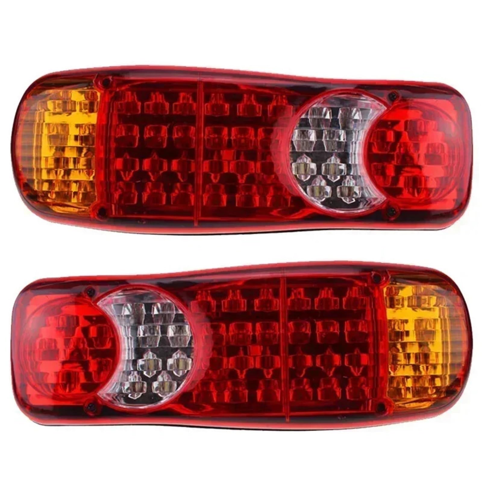 Rücklicht Komp 2 STÜCKE 12 V 46LED Hinten Rücklicht Warnleuchten Hinten Lampe Für Caravan Trailer LKW LKW Boote Brake Light von DGOINGPI