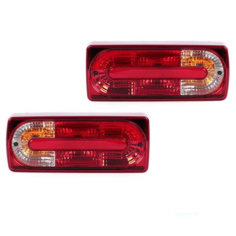 Rücklicht Komp Für Mercedes Benz W463 G Klasse 2002-2018 Auto Schwanz Bremse Lichter Hinten Lichter A4638201964 A4638202064 Brake Light(Left and Right) von DGOINGPI