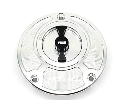 DGUJLBYH Tankdeckel Tankverschluss Für Yam&aha MT10 MT-10 2016 Kraftstoff Tankdeckel Abdeckung CNC Aluminium Keyless Motorrad Zubehör von DGUJLBYH