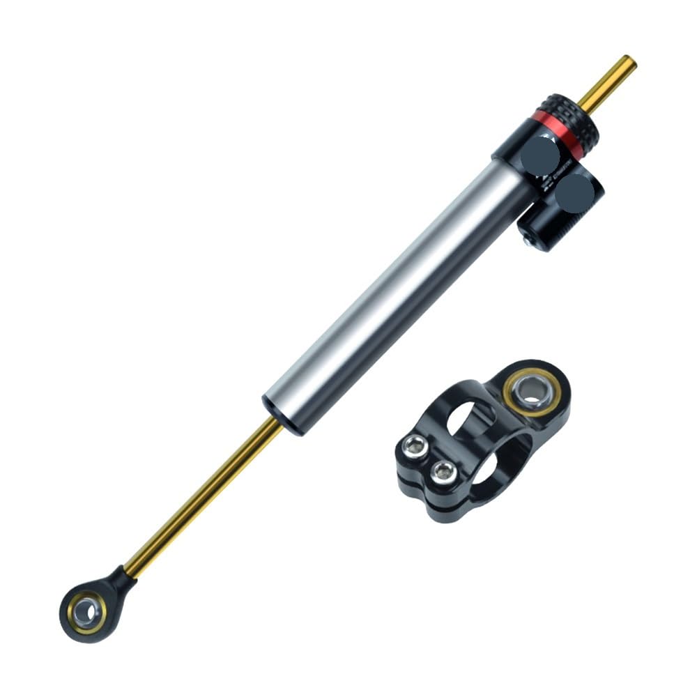 DHAEY 340/252mm Universal Motorrad Modifizierter Einstellbarer Lenkungsdämpfer Stabilisator Für Y&amaha Lenkungsdämpfer(Long 340mm) von DHAEY