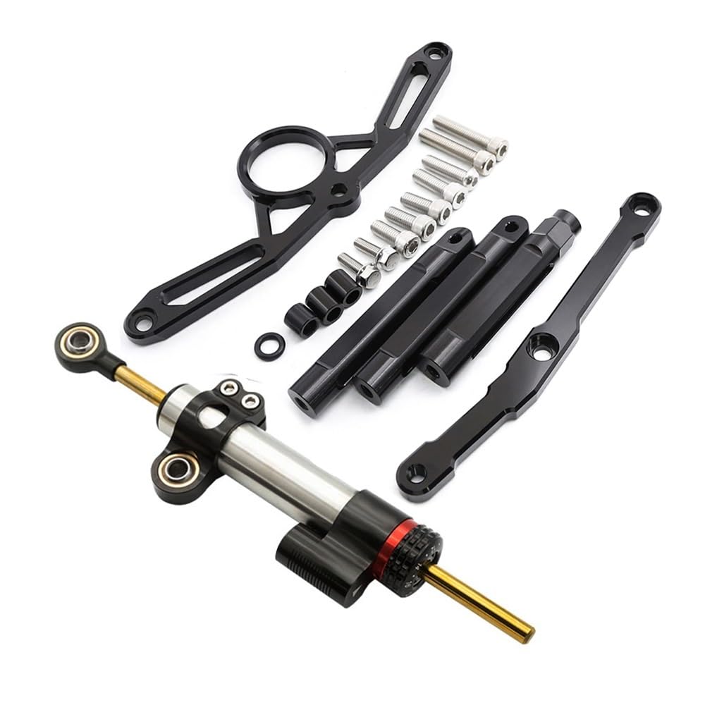 DHAEY Für Y&amaha Für MT09 Für FZ09 2021-2023 Motorrad Lenkung Dämpfer Stabilisator Halterung Montage Unterstützung Kit Lenkungsdämpfer(B 1 Set) von DHAEY