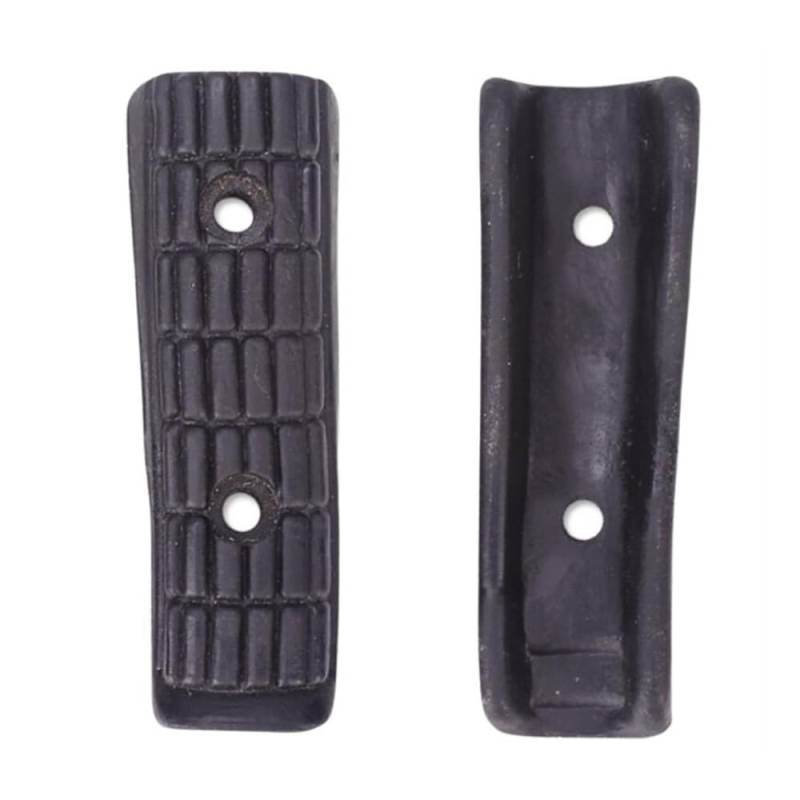 DHAEY Fußrasten Motorrad 2PCS Motorrad Vorne Fuß Rest Pedal Pad Abdeckung Motorrad Fuß Schritt Rasten Gummi Shell Für Y&amaha FZR 250 1HX 3LN FZR 400 von DHAEY