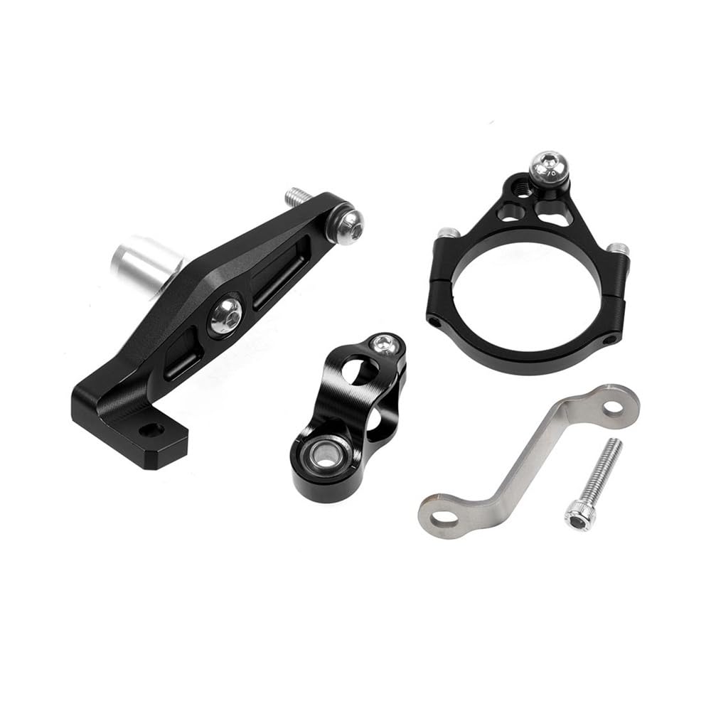 DHAEY Motorrad Lenkungsdämpfer Halterung Stabilisator Stabilisieren Sicherheitskontrolle Für Y&amaha Für Mt09 Für Mt09 Sp 2021 2022 2023 2024 Lenkungsdämpfer(Black Bracket) von DHAEY