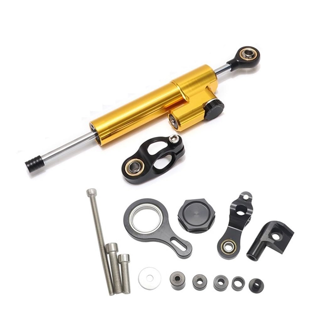 DHAEY Motorrad Lenkungsdämpfer Stabilisator Richtungsdämpfer Halterung Unterstützung Kit Für Y&amaha Für YZF Für R1 Für YZF Für R6 Lenkungsdämpfer(Bracket Kit 009) von DHAEY