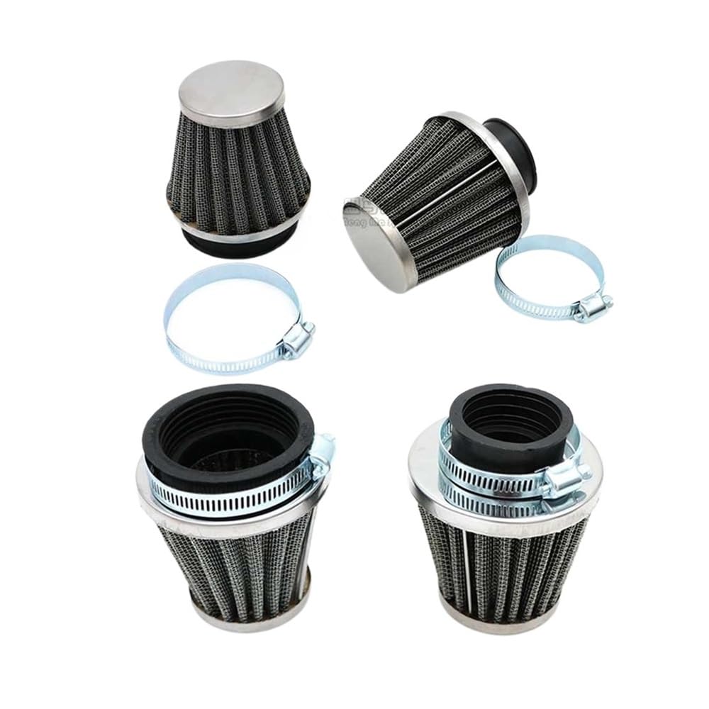 DHAEY Motorrad Luftfilter 4X PCS Universal Filter Motorrad Luftfilter Clamp Auf Luftfilter Reiniger Motorrad Luftfilter Reiniger Ersatz von DHAEY