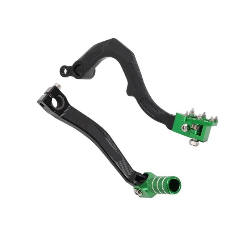 DHAEY Motorrad Schalthebel Motorrad Brems Shifter Schalthebel Pedal Für K&AWASAKI Für KX450F Für KX450 Für KX250F Für KX250 Für KLX450R Für KX 250(SetC) von DHAEY