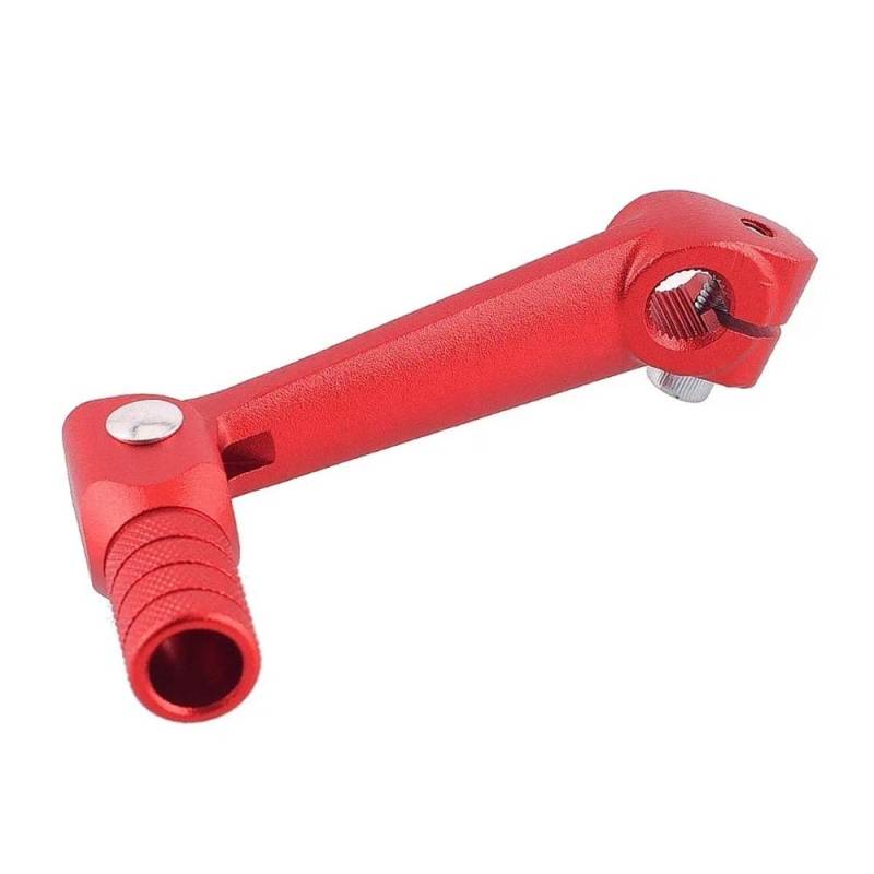 DHAEY Motorrad Schalthebel Motorrad Universal Schalthebel Für T2 Für T4 Für T4L Für CB 250cc Für CB250(Red) von DHAEY