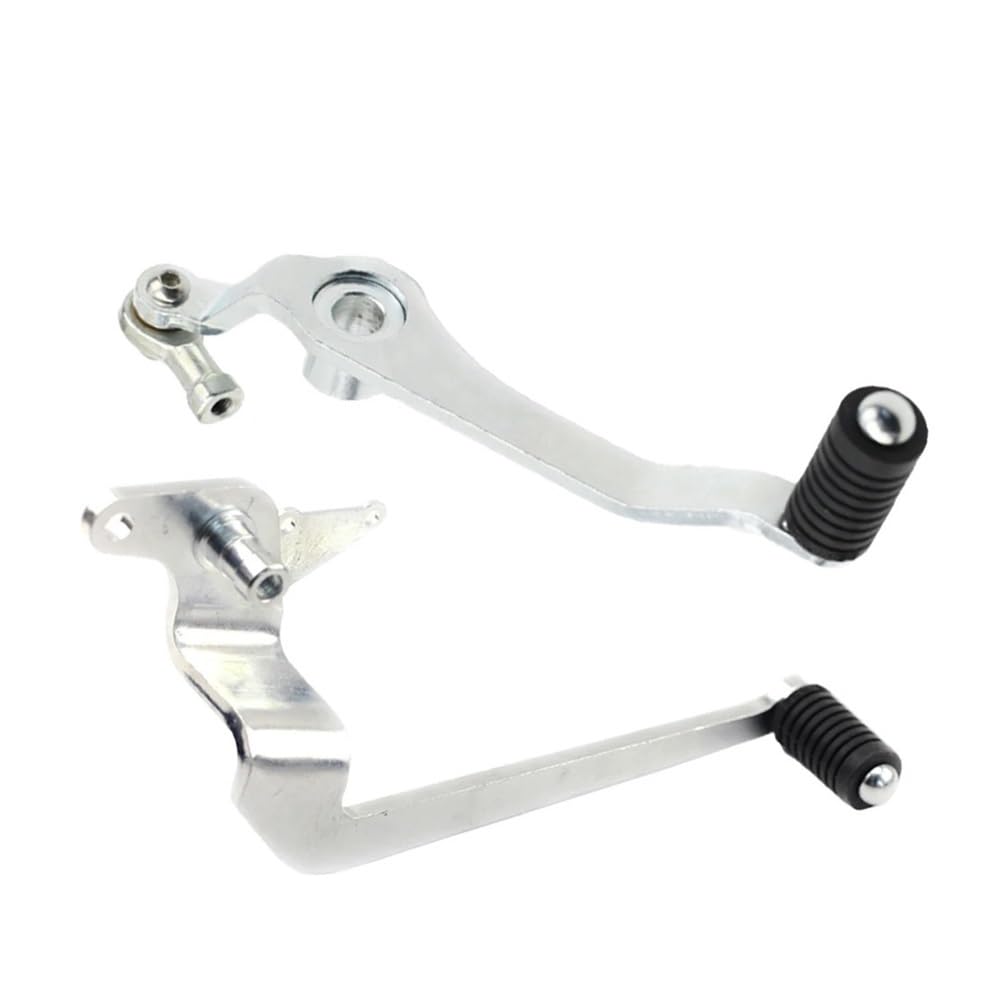 DHAEY Motorrad Schalthebel Motorrad Zugehörigkeit Getriebe Shifter Pads Links Schalthebel Pedal Bremshebel Für Y&amaha Für FZ6R Für XJ6 Für Diversion Für F XJ 6(Brake Shift Lever) von DHAEY