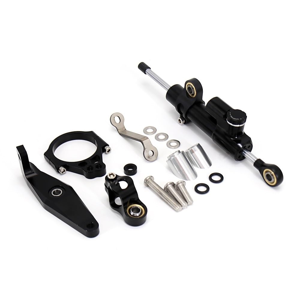 DHAEY Motorräder Lenkung Stabilisieren Dämpfer Halterung Mount Kit Für Y&amaha Für MT09 Für Mt09 SP Für MT09 SP 2021-2024 Lenkungsdämpfer(Color-E) von DHAEY