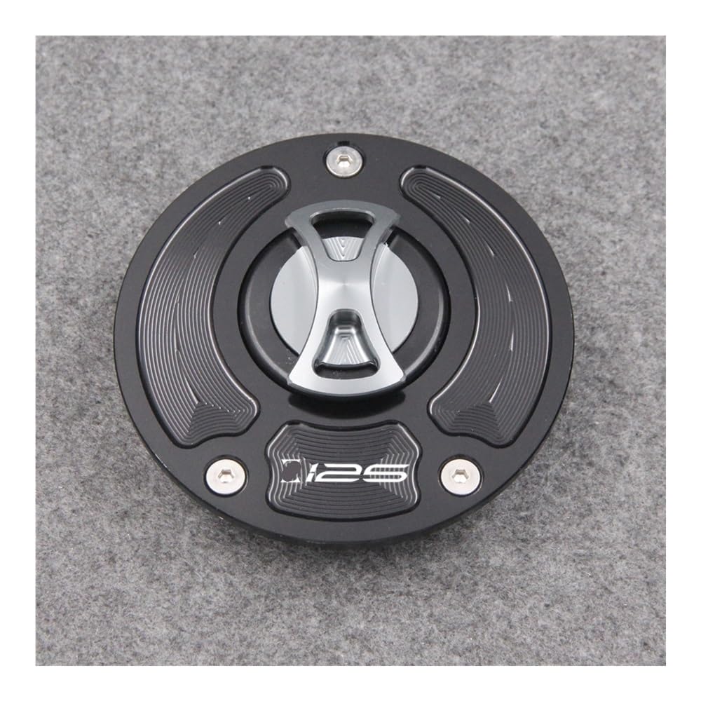 Tankdeckel Für K&awasaki Für Z 125 Für Z125 Pro 2017-2020 2018 2019 Motorrad Kraftstoff Gas Tank Cap Abdeckung(Gray) von DHAEY