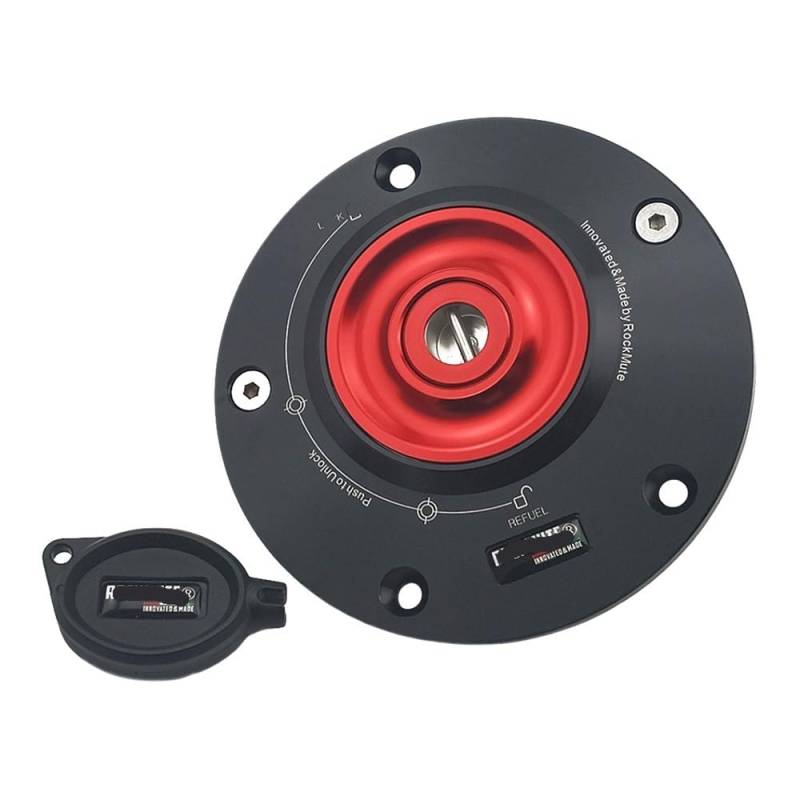 Tankdeckel Für K&awasaki Für Z125 Für PRO Z900 RS Für VE&RSYS 650 1000 Für NINJA H2 Für ZX1000 2012-2019 Motorrad Tankdeckel Abdeckung(Red) von DHAEY