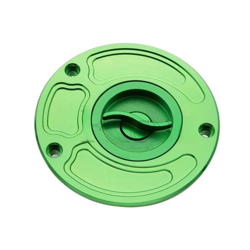 Tankdeckel Für K&awasaki Für ZX-10R Für ZX10R Für ZX 10R 2004-2009 Motorrad Kraftstoff Gas Kappe Tank Abdeckung Caps Zubehör(Green) von DHAEY