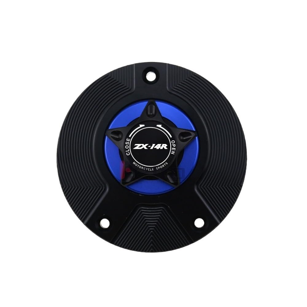 Tankdeckel Für K&awasaki Für ZX-14R Für NINJA Für ZX 14R 2006-2016 Motorrad Gas Tankdeckel Abdeckung Zubehör(Blue) von DHAEY