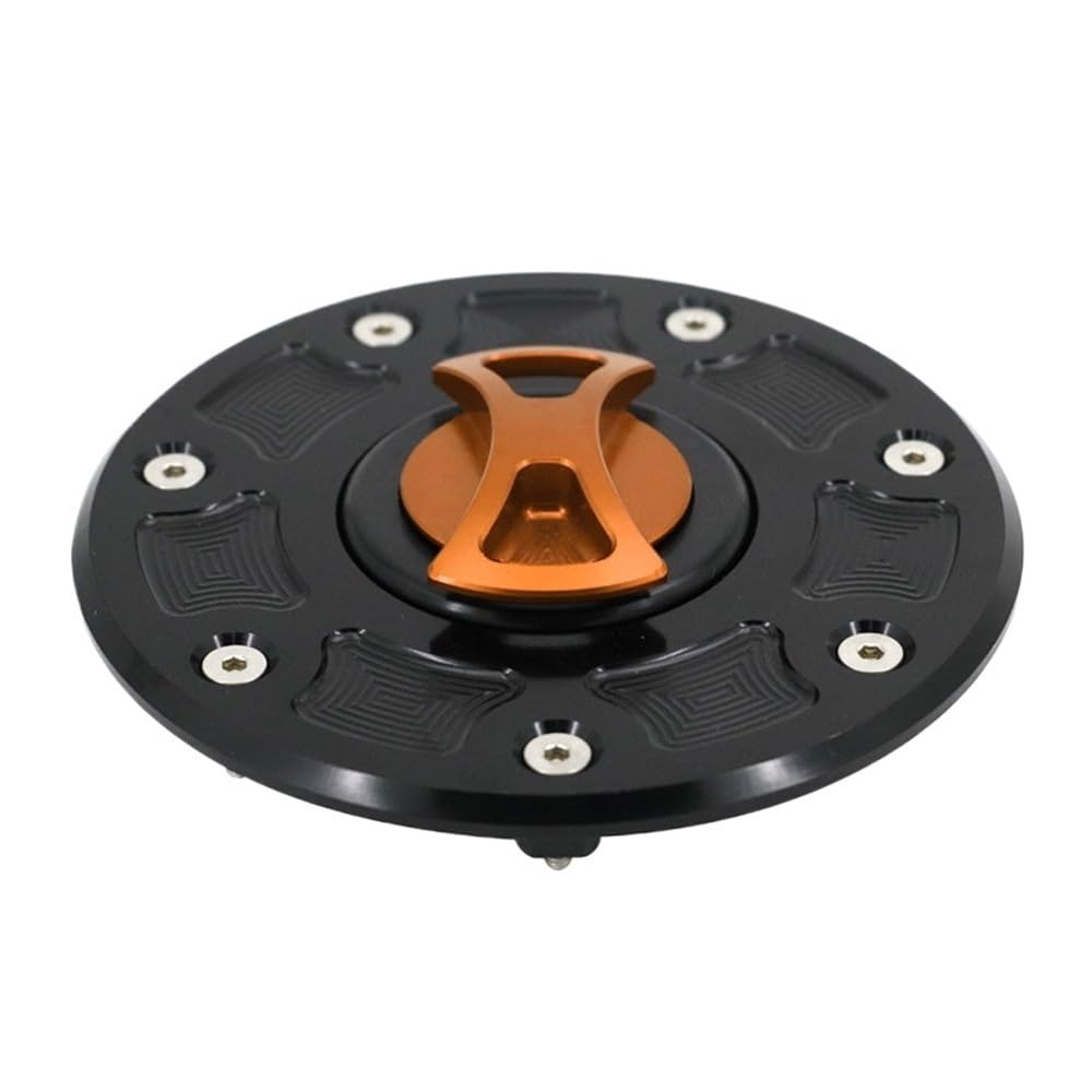 Tankdeckel Für K&awasaki Für ZX-6 Für ZX-6E 1993-2001 Für ZX-6R 1995-1999 Motorrad-Tankdeckelabdeckung(Orange) von DHAEY