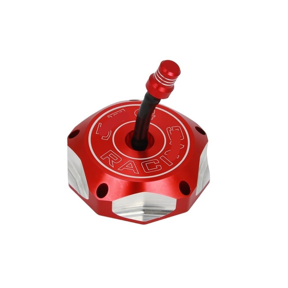 Tankdeckel Für S&uzuki Für RM85 Für RM125 Für RM250 Für RMZ250 Für RMZ450 Für RMZ450Z Motorrad-Tankdeckel(Red) von DHAEY