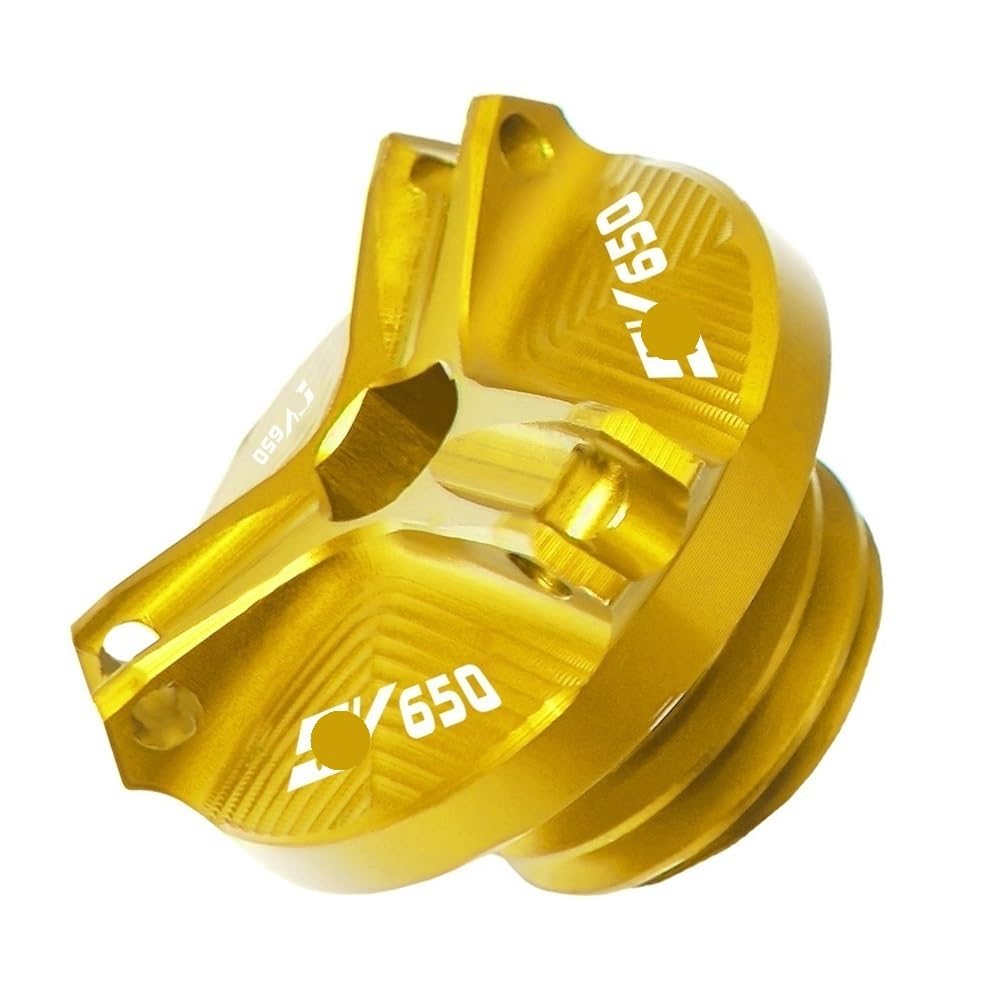 Tankdeckel Für S&uzuki Für SV 650 Für SV 650S Für SV650 Für SV650S 2003-2012 Motoröl Tankdeckel M20 * 15(Yellow) von DHAEY