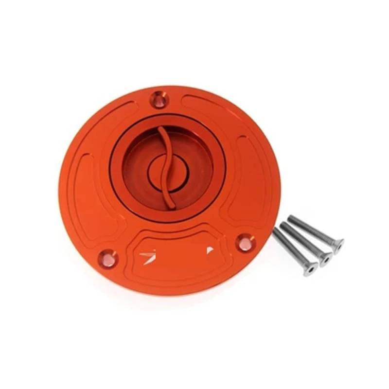 Tankdeckel Für Y&amaha Für FZ 1 Für FZ1 Für FAZER 2006-2013 Motorrad Tankdeckel Abdeckung(Orange) von DHAEY