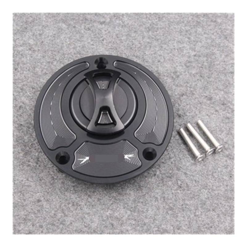 Tankdeckel Für Y&amaha Für FZ1000 Für FAZER 2001-2005 Motorrad Tankdeckel Abdeckung(Black) von DHAEY