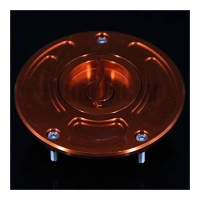 Tankdeckel Motorrad Tankdeckel Abdeckung Zubehör Für K&awasaki Für ZX-10R Für ZX10R Für ZX10 R 2004-2005(Orange) von DHAEY