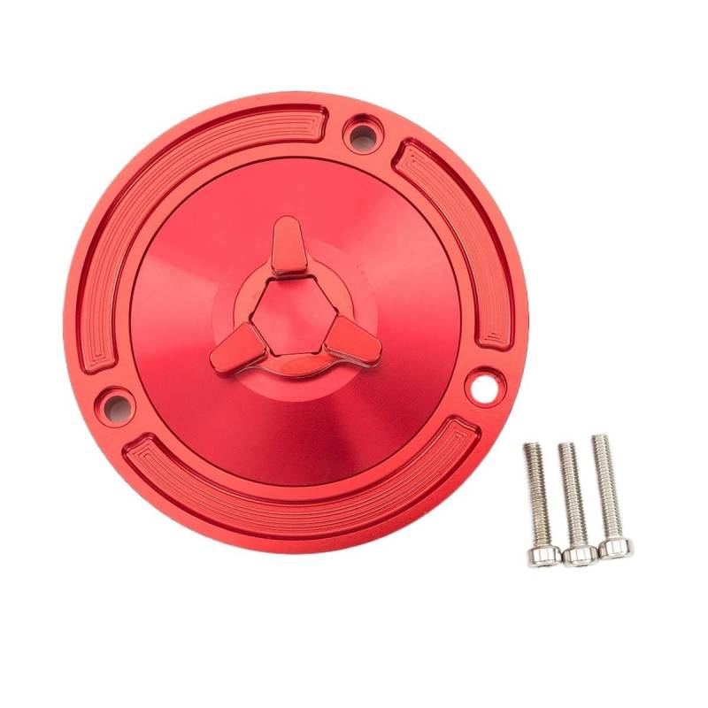 Tankdeckel Motorrad Tankdeckel Öltank Abdeckung Für Y&amaha Für R6 Für R6S Für R1 Für FAZER Für FZ1 Für FZ6 Für FZ6R Für FJR1300 Alle Jahre(Red) von DHAEY