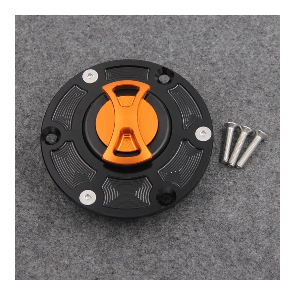 Tankdeckel Motorrad-Tankdeckelabdeckung Für A&prilia Für Tuono 1000 2003–2004(Orange) von DHAEY