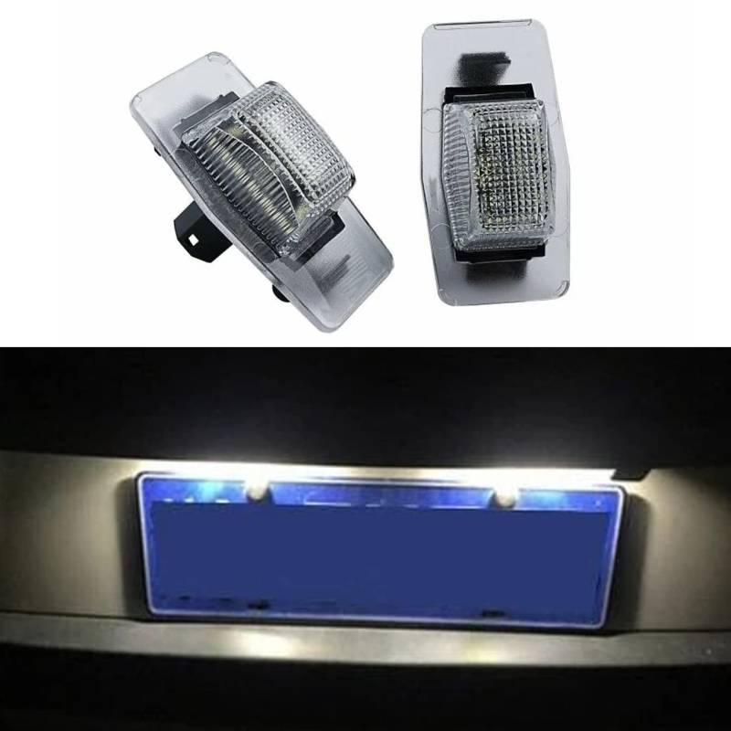 2 Stück LED Nummernschildbeleuchtung für M-azda 323 Protege Miata MX-5 NB T-ribute EP MPV LW F-amilia A-llegro von N\P