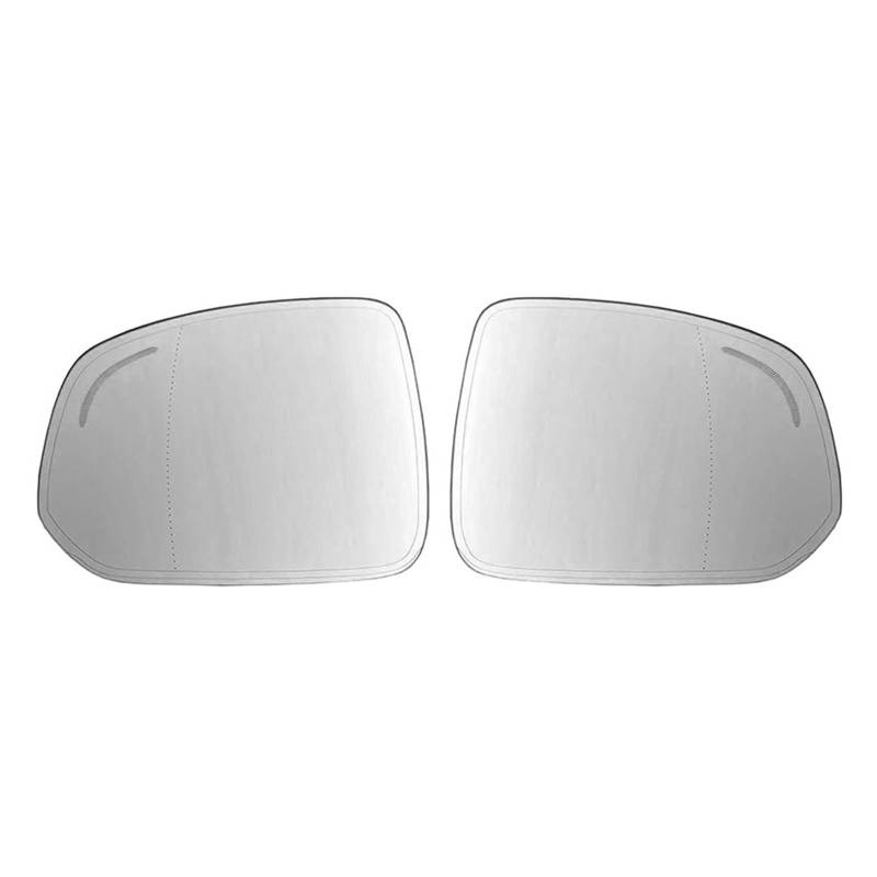 Außenspiegelglas Auto Beheizte Klare Rückansicht Seitenspiegel Glaslinse Blind Spot Für VOLVO Für XC90 2015 2016 2017 2018 2019 2020 2021 2022 Beheizter Außenspiegel(1 Pair) von DHDYJSA