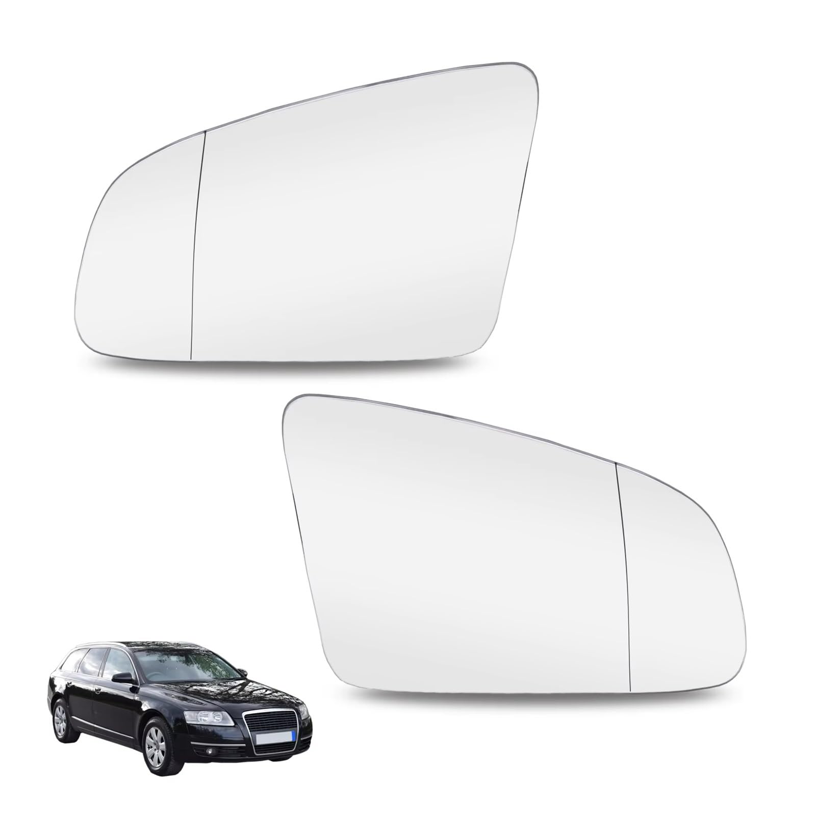 Außenspiegelglas Auto-Rückspiegelglas Für A3 Für 8P Für A4 Für B6 Für A6 2001 2002 2003 2004 2005 2006 2007 2008 Beheizter Außenspiegel(Left) von DHDYJSA