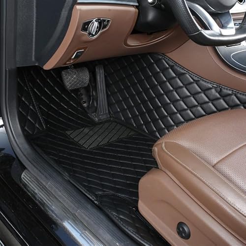 Auto Fußmatten 1Pc Custom Auto Fußmatten Teppich Boden Liner Leder Für F36 2014 2015 2016 2017 2018 2019 rutschfeste Allwetter-Automatte(Driver-Black) von DHDYJSA