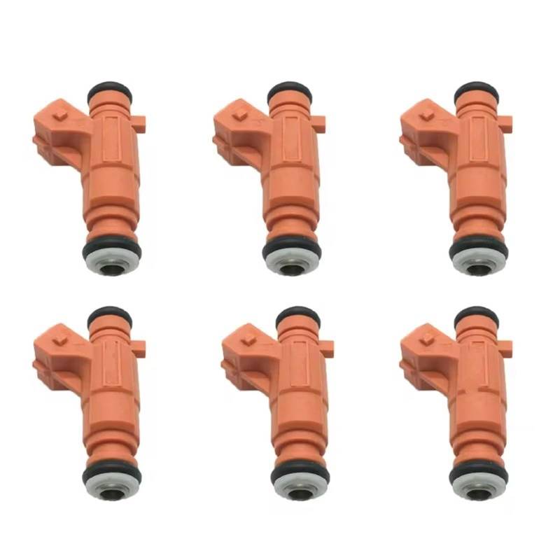 Auto Kraftstoffeinspritzdüsen 6Pcs Auto Kraftstoff Injektor Für Chery Für TIGGO Für T11 Für QIYUN 3 OEM 0280156341 von DHDYJSA