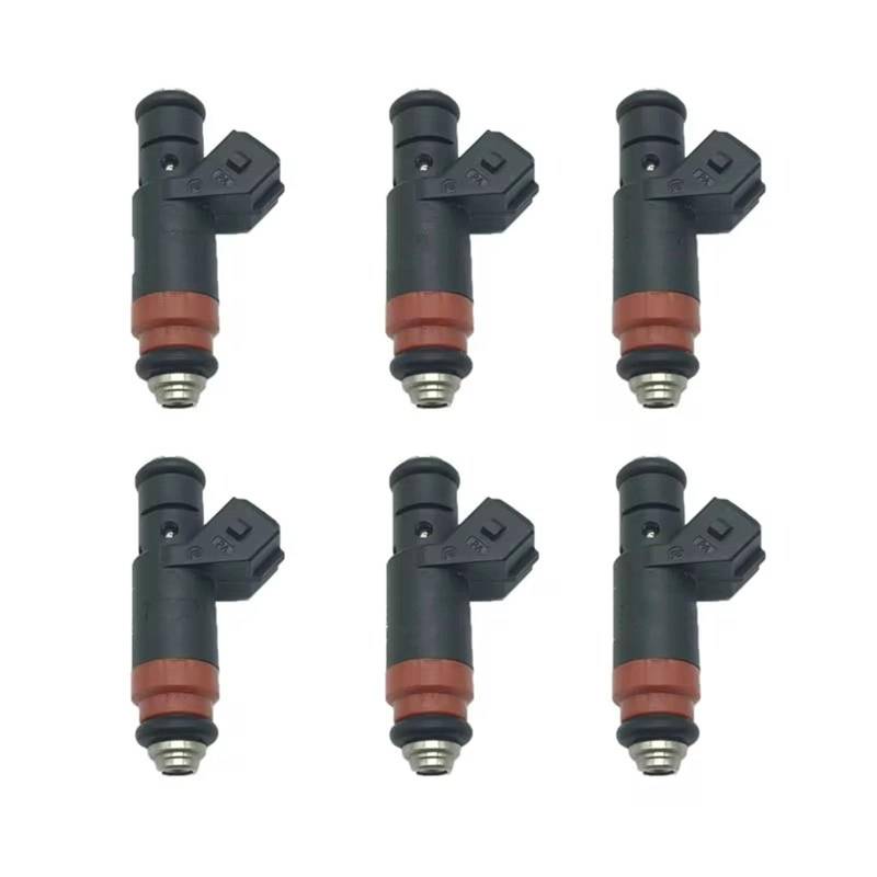 Auto Kraftstoffeinspritzdüsen 6Pcs Auto Kraftstoff Injektoren Düse VAZ20734 8067B023793 Für Chevrolet Für Daewoo Für Lada von DHDYJSA