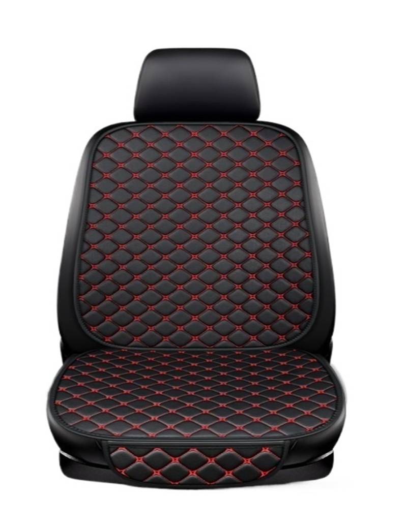 Auto Sitzbezüge Auto Sitz Abdeckung Kissen Zubehör Innen Sitz Schutz Für Sitz Für Altea Für XL Autositzschoner(Black Red 5 Seat) von DHDYJSA