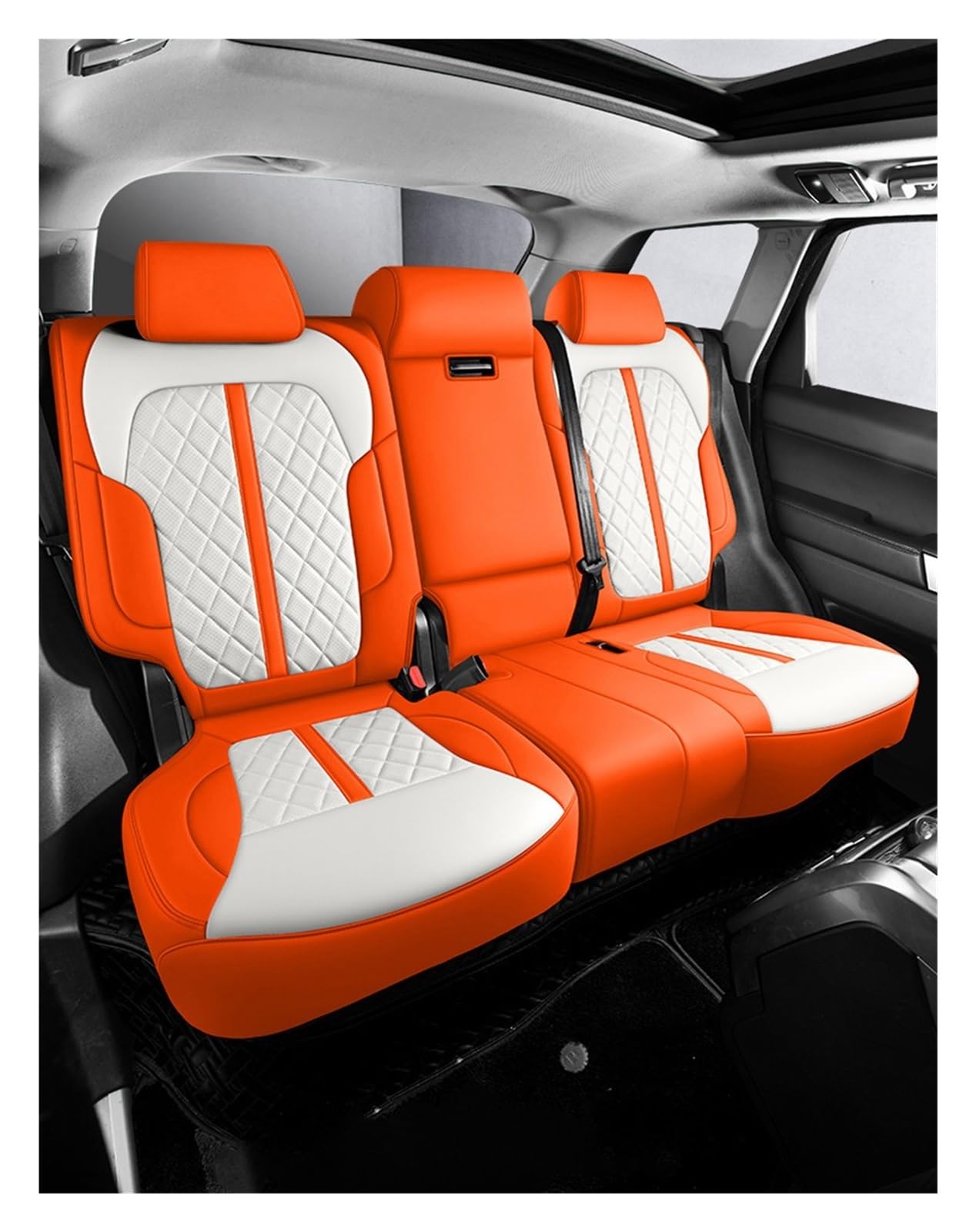 Auto Sitzbezüge Autositzbezug Sitzschutz Autozubehör Innenausstattung Komplettset Autos Für Geely Für Geometry C Autositzschoner(3 PCS Color 26) von DHDYJSA