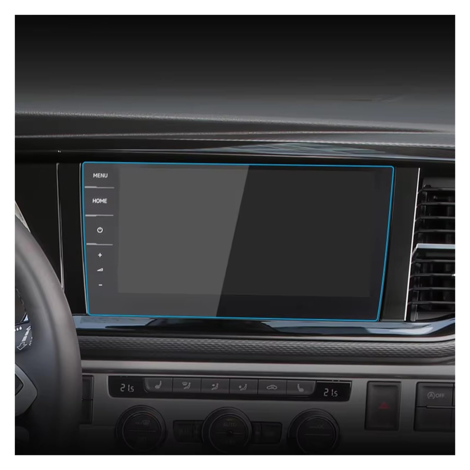 Cockpit-Displayschutz 9.2 Zoll Für VW Für Multivan 2019 2020 Dashboard Navigation Membran Auto GPS Display Gehärtetes Glas Display-schutzfolie Navigation Schutzfolie(Anti-Blue-ray) von DHDYJSA