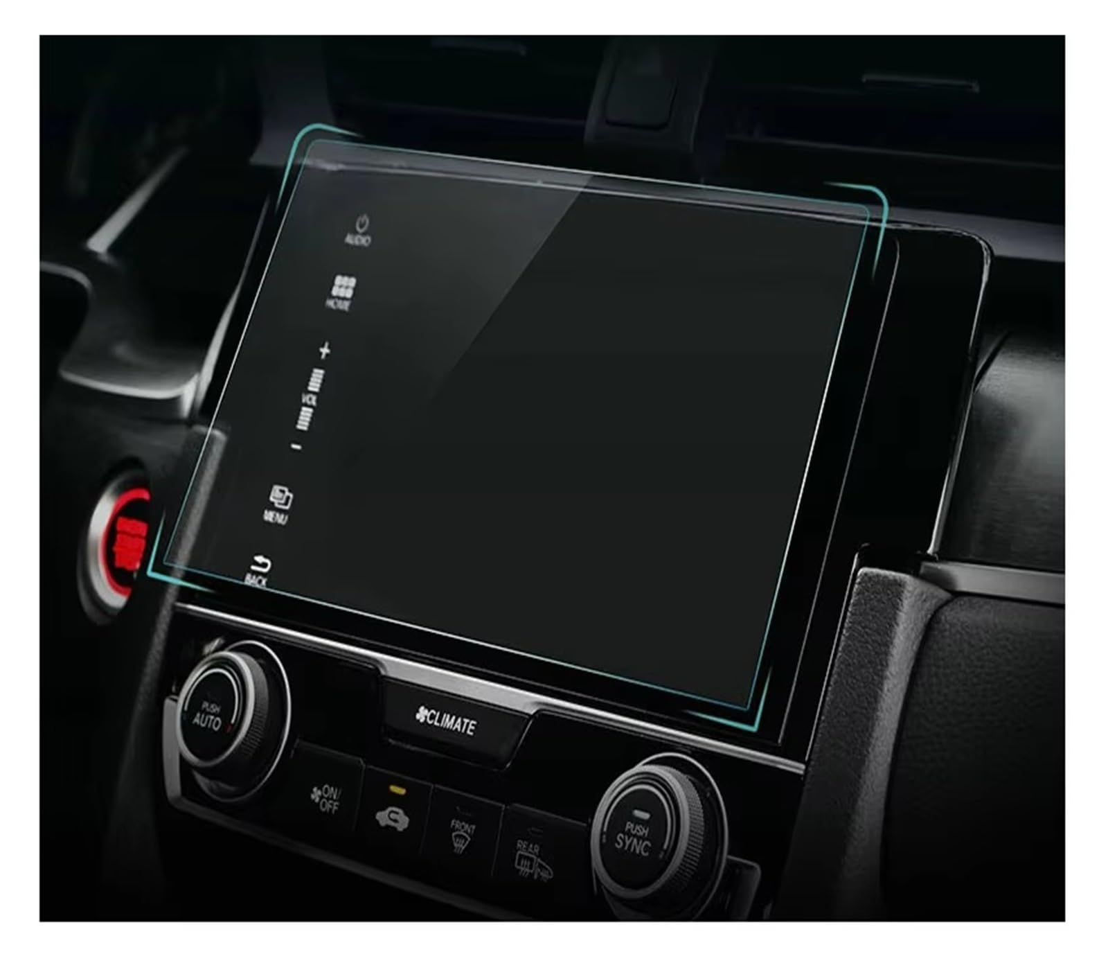 Cockpit-Displayschutz Auto Touch GPS Navigation Bildschirm Schutz Einscheiben-gehärtetem Film Für Civic 2016 2017 2018 2019 2020 10th Navigation Schutzfolie von DHDYJSA