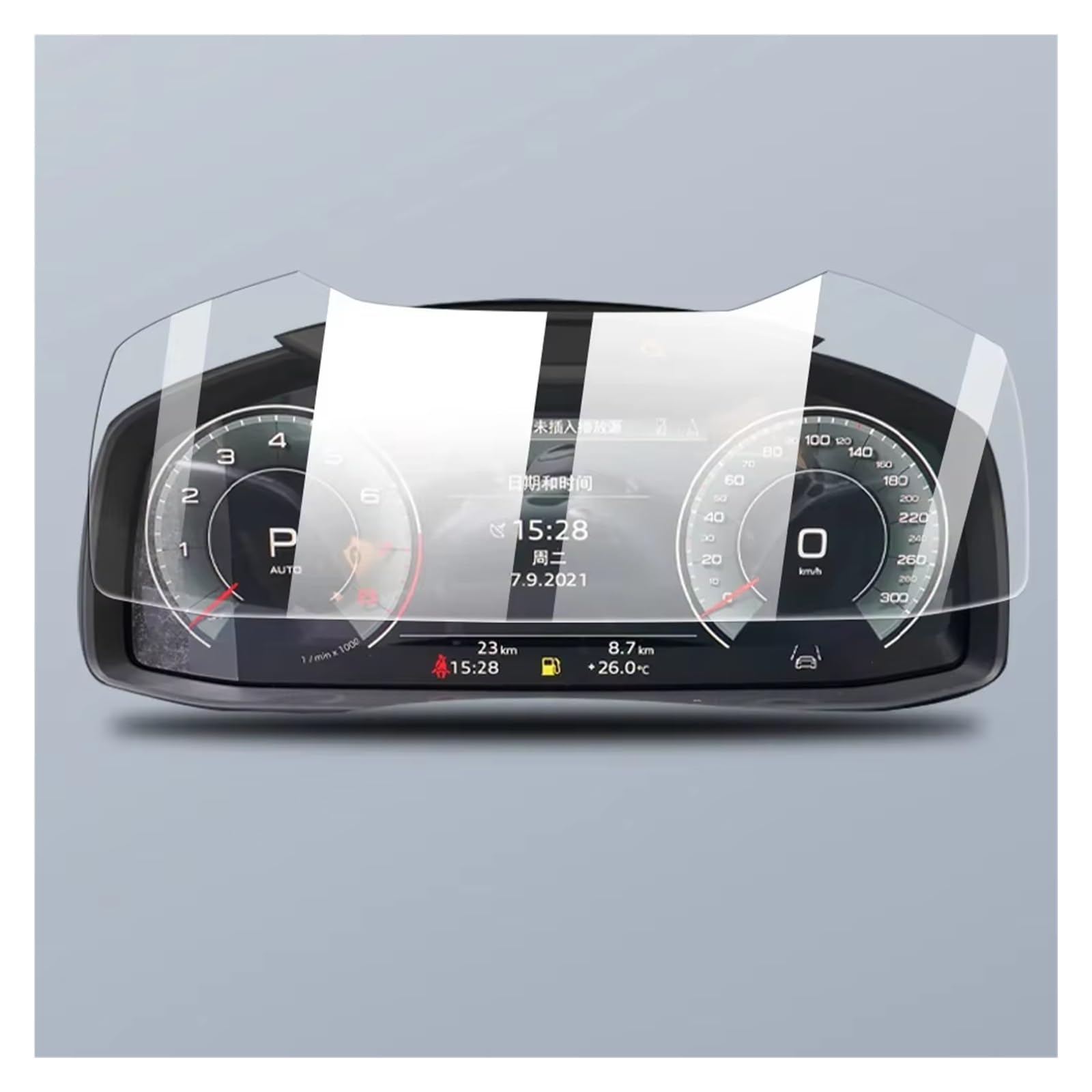 Cockpit-Displayschutz Für A6 Für A7 2019 2020 2021 2022 2023 Auto GPS Navigation Film LCD Bildschirm Gehärtetem Glas Schutz Film Navigation Schutzfolie(High Definition) von DHDYJSA