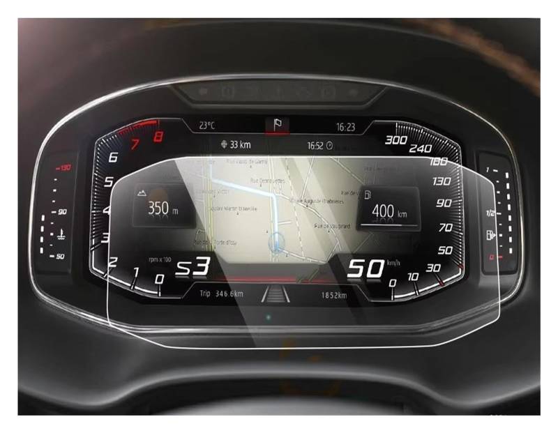 Cockpit-Displayschutz Für Cupra Für Ateca Für Tarraco Für Arona Für Ibiza 2019 2020 10.25 Zoll Auto LCD Display Gehärtetem Glas Bildschirm Schutz Film Navigation Schutzfolie von DHDYJSA