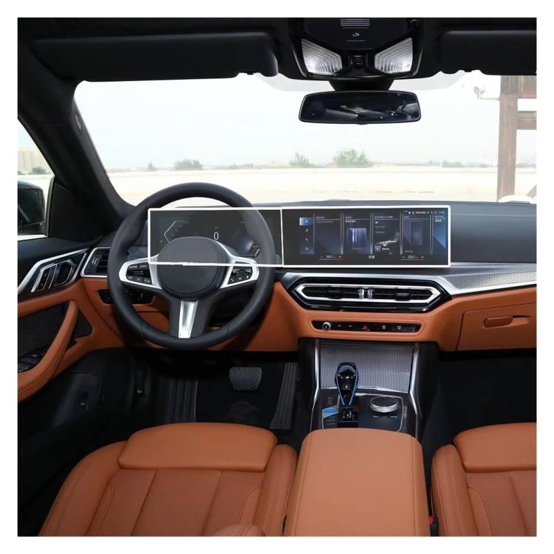 Cockpit-Displayschutz Für I4e Für Drive40 Für M50 2022 12.3 Zoll Auto-Infotainment-Radio GPS Displayschutzfolie Aus Gehärtetem Glas Navigation Schutzfolie von DHDYJSA