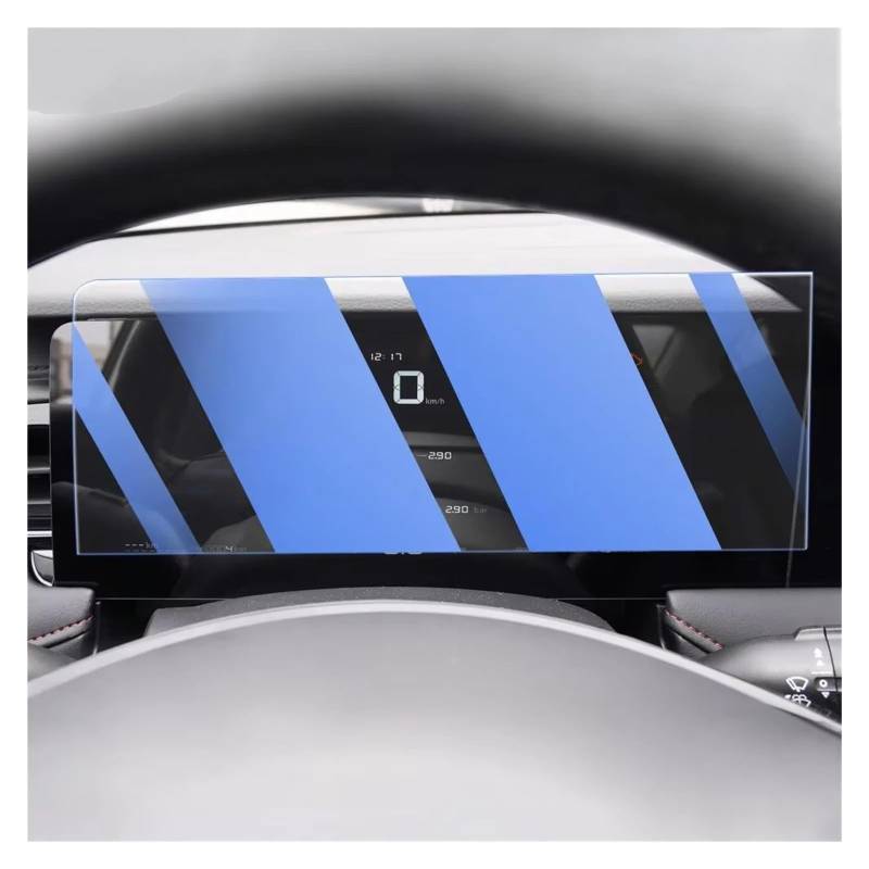 Cockpit-Displayschutz Für Roewe 15 16 2023 2024 Auto GPS Navigation Film LCD Bildschirm Gehärtetem Glas Schutz Film Anti-Scratch-Film Navigation Schutzfolie(Blue) von DHDYJSA