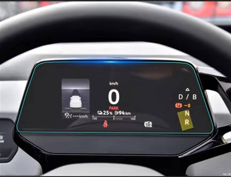 Cockpit-Displayschutz Für VW Für ID.3 2020 2021 Auto GPS Navigation Armaturenbrett Bildschirm Gehärtetem Glas Schutz Film Auto Innen Aufkleber Navigation Schutzfolie(Dash Board) von DHDYJSA
