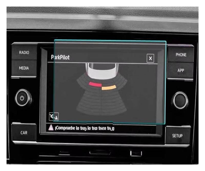 Cockpit-Displayschutz Gehärtetem Glas Schutz Film Für VW Für Virtus 2019 6.5 Zoll GPS Navigation Film LCD Bildschirm Refit Anti-Scratch Film Navigation Schutzfolie von DHDYJSA