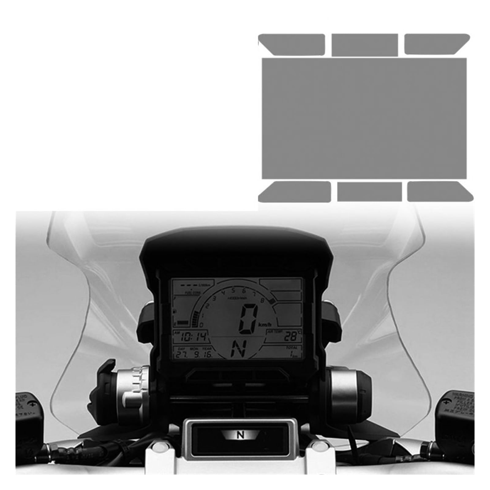 Instrumentenfilm Motorrad Dashboard Scratch Cluster Screen Schutz Film Schutz Für X-ADV750 Für X-ADV 750 2017 2018 2019 2020 Tachoschutzfolie von DHDYJSA