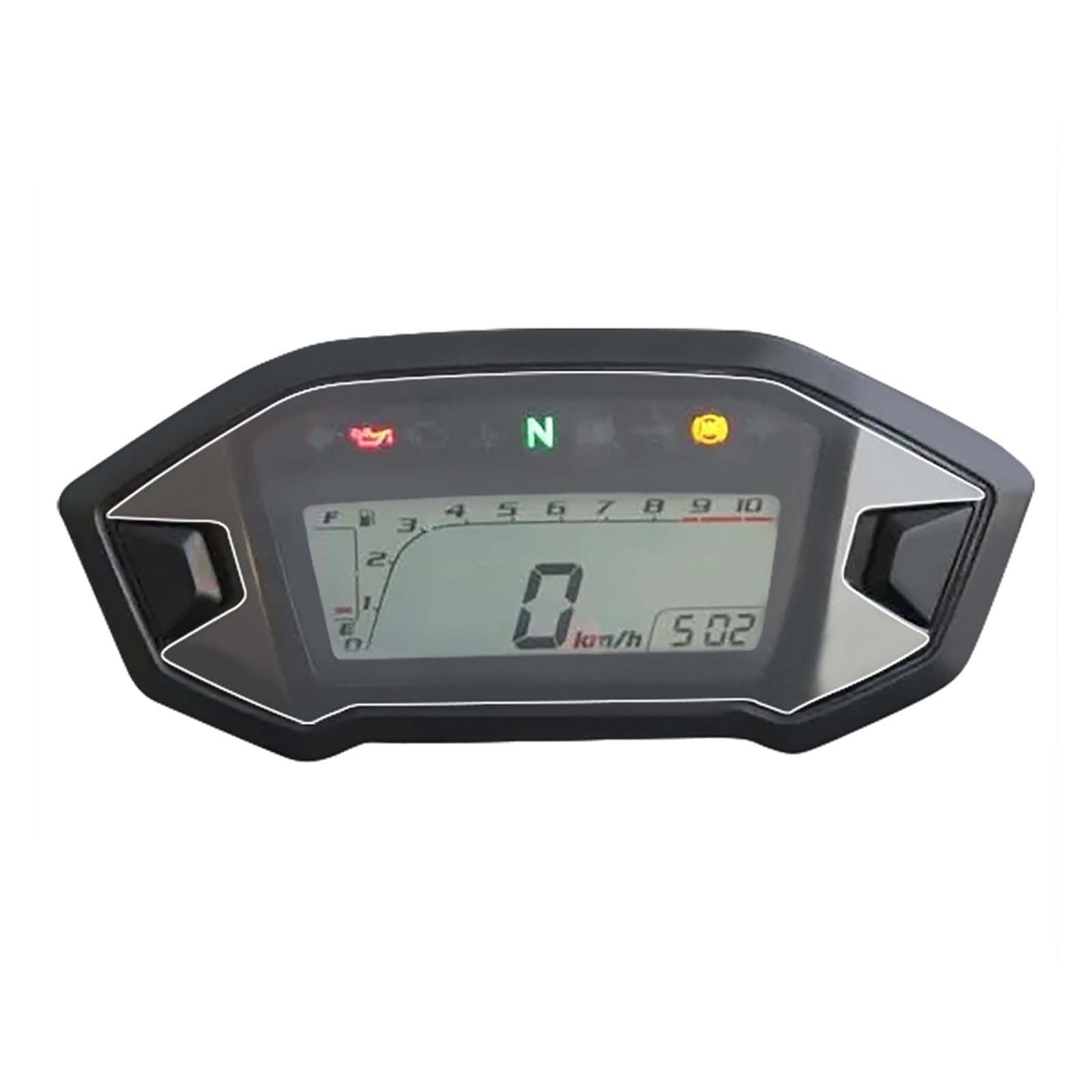 Instrumentenfilm Motorrad Scratch Cluster Screen-Dashboard Schutz Instrument Film Für CB300F Für CB 300 Für CBR500R Für CBR 500R 500F Tachoschutzfolie(2 pcs) von DHDYJSA