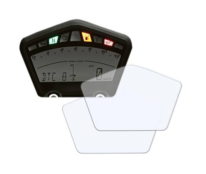 Instrumentenfilm Motorrad Tacho Schutz Film Screen Protector Für Ducati Für Hypermotard Für 796 Für 821 Für 939 Für 1110 Tachoschutzfolie(One Set) von DHDYJSA