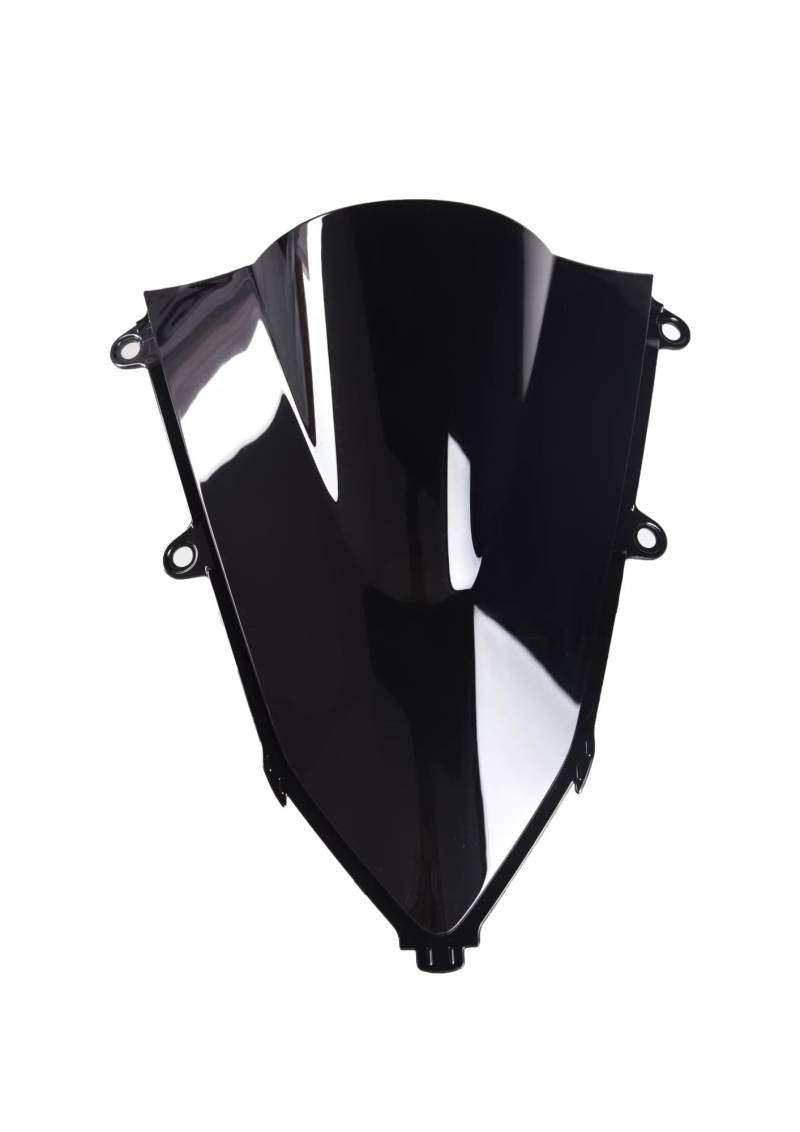 Motorrad Windabweiser 2024 Für CBR650R 2023-2019 Windschutzscheibe Bildschirm Visier Windschutzscheibe Doppel Motorrad Blase Windabweiser Für CBR Für 650R Windschild Motorrad(Black) von DHDYJSA