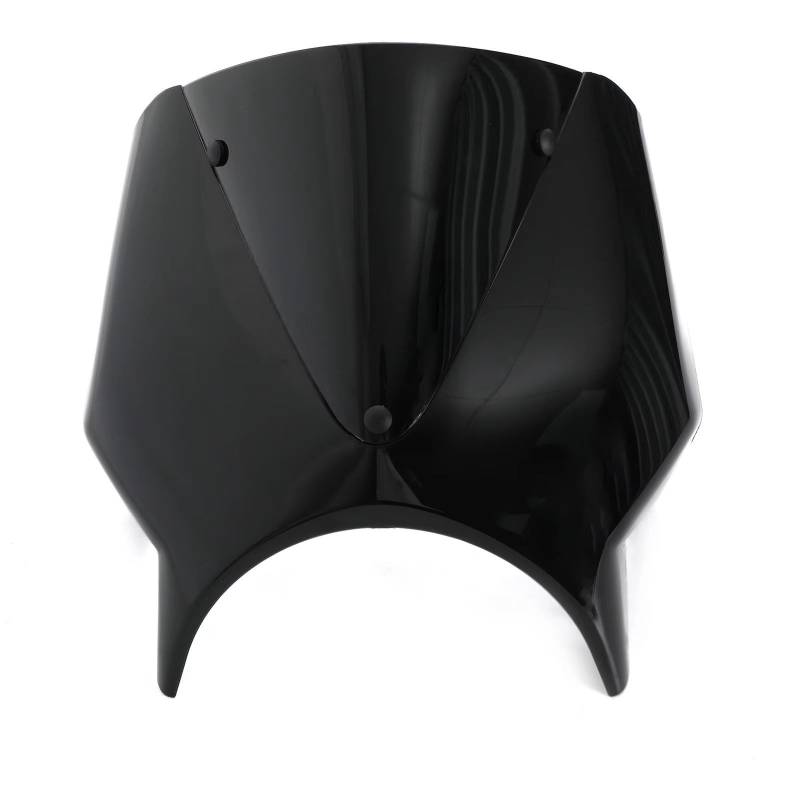 Motorrad Windabweiser ABS Kunststoff Motorrad Windschutzscheibe Windschutz Für XSR700 Für XSR900 2020 Motorrad Zubehör Windschild Motorrad(Black) von DHDYJSA