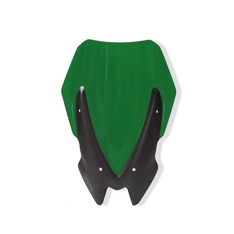 Motorrad Windabweiser Bildschirm Motorradzubehör Sport Windschutzscheibe Windschutzscheibe Viser Visier Windabweiser Für Kawasaki Für Z900 2022 2021 2020 Windschild Motorrad(A-Green) von DHDYJSA