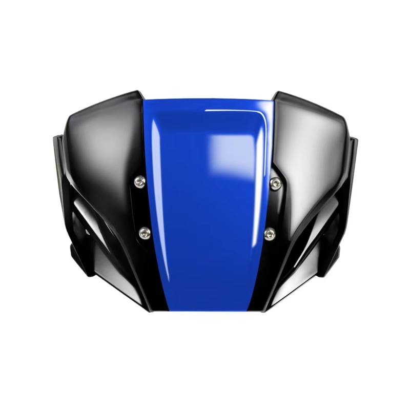 Motorrad Windabweiser Für CB650R 2019 2020 2021 Motorrad Windschutzscheibe Windschutz Frontscheibe Windabweiser Zubehör Windschild Motorrad(Blue) von DHDYJSA