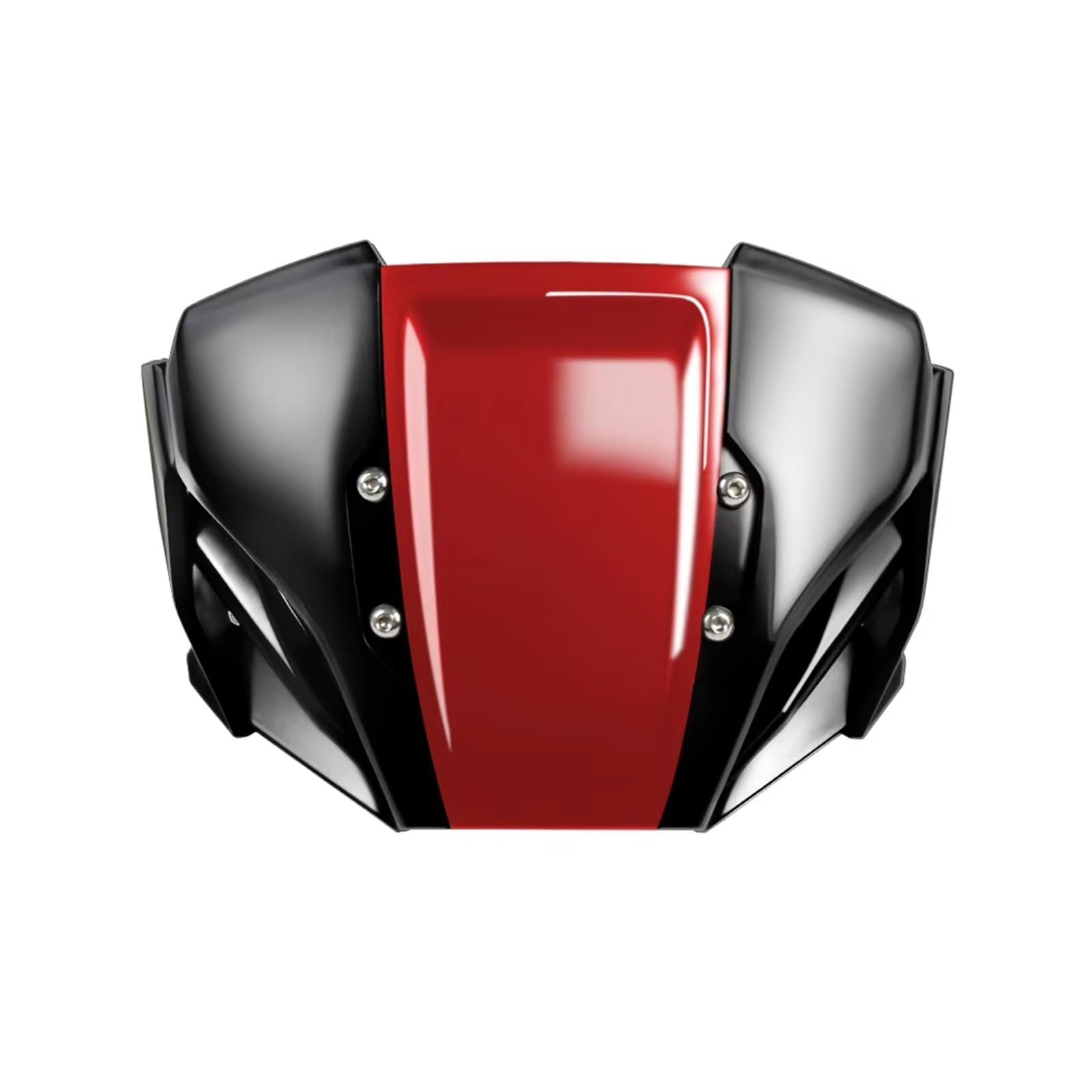 Motorrad Windabweiser Für CB650R 2019 2020 2021 Motorrad Windschutzscheibe Windschutz Frontscheibe Windabweiser Zubehör Windschild Motorrad(Red) von DHDYJSA